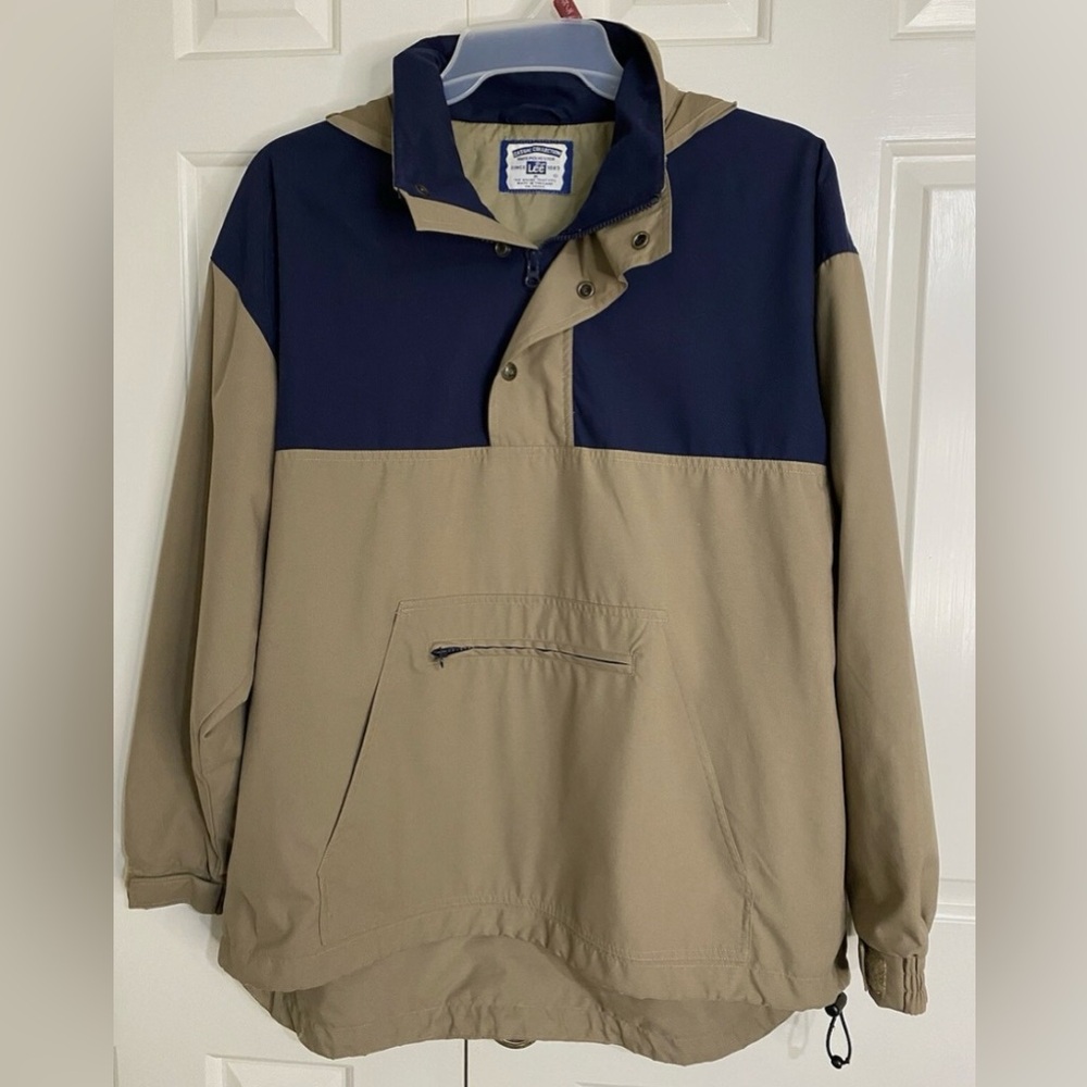 Lee Navy and Tan Windbreaker